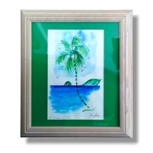 Renée Reğnice Watercolor | Le Diamant des Salines Martinique